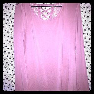Blush long sleeve tee